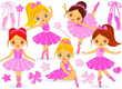 Bluebird 90079 - Little Ballerinas - Kids 204 db-os puzzle