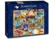 Bluebird puzzle 70170 - Postcard - USA - 3000 db-os puzzle