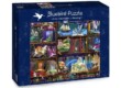 Bluebird puzzle 70199 - Library Adventures in Reading - 3000 db-os puzzle