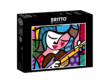 Bluebird 1000 db-os puzzle - Romero Britto - Girl with guitar (90016)