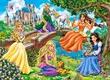Castorland B-018383 - Hercegnők a kertben - 180 db-os puzzle