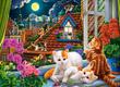 Castorland 180 db-os puzzle - Macskák az ablakban (B-018499)