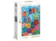 Clementoni 35024 - Baglyok és virágok - 500 db-os puzzle