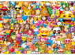 Clementoni 29756 - Emoji - 180 db-os Szuper Színes puzzle