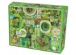 Cobble Hill 80149 - The Rainbow Project - Green - 1000 db-os puzzle
