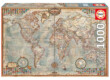 Educa 16764 - Miniature puzzle - Politikai világtérkép - 1000 db-os puzzle