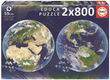 Educa 19039 - Bolygónk a Föld - 2 x 800 db-os kör alakú puzzle