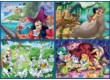 Educa 18105 - Disney mesehősök - 4 az 1-ben (50,80,100,150 db-os) puzzle