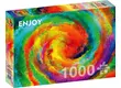 Enjoy Puzzle - 1236 - Colorful Gradient Swirl - 1000 db-os puzzle