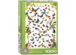 EuroGraphics 6000-0077 - Butterflies - 1000 db-os puzzle