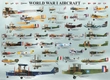 EuroGraphics 6000-0087 - World War I Aircraft - 1000 db-os puzzle