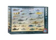 EuroGraphics 6000-0088 - Military Helicopters - 1000 db-os puzzle