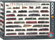 EuroGraphics 6000-0090 - Steam Locomotives - 1000 db-os puzzle