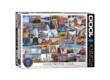 EuroGraphics 6000-0750 - Globetrotter, USA - 1000 db-os puzzle