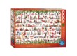 EuroGraphics 6000-0940 - Holiday Cats - 1000 db-os puzzle
