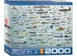 EuroGraphics 8220-0578 - Evolution of Military Aircraft - 2000 db-os puzzle