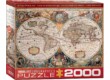 EuroGraphics 8220-1997 - Antique World Map - 2000 db-os puzzle