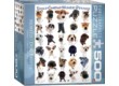 EuroGraphics 8500-1510 - Dogs - 500 db-os puzzle