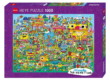 Heye 29936 - Doodle Village - 1000 db-os puzzle