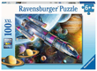 Ravensburger 12939 - Küldetés az űrben - 100 db-os XXL puzzle