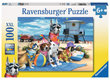 Ravensburger 10526 - Kutyák a strandon - 100 db-os XXL puzzle
