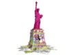 Ravensburger 12597 - Pop Art Edition - Szabadság szobor - 108 db-os 3D puzzle