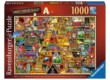 Ravensburger 19771 - Awesome Alphabet - A, Colin Thompson - 1000 db-os puzzle