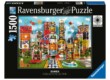 Ravensburger 1500 db-os puzzle - Eames Collectors edition kártyavár (17191)