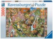 Ravensburger 3000 db-os puzzle - Napjelek kertje (17135)