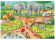 Ravensburger 07813 - Az állatkertben - 2 x 24 db-os puzzle