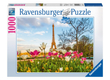 Ravensburger 19525 - Az Eiffel-torony tulipánokkal - 1000 db-os puzzle