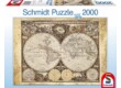 Schmidt 58178 - Historical map of the world - 2000 db-os puzzle