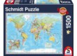 Schmidt 58289 - The World - 1500 db-os puzzle