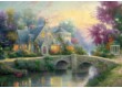 Schmidt 59468 - Winter and Spring in Lamplight Manour, Kinkade - 2 x 1000 db-os puzzle