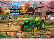 Schmidt 58534 - Farm with tractor, John Deere 5050E - 1000 db-os puzzle
