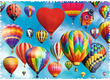 Trefl 11112 - Crazy Shapes - Színes hőlégballonok - 600 db-os puzzle