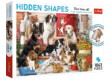 Trefl 10675 - Mókás kutyák - 1043 db-os Hidden Shapes puzzle
