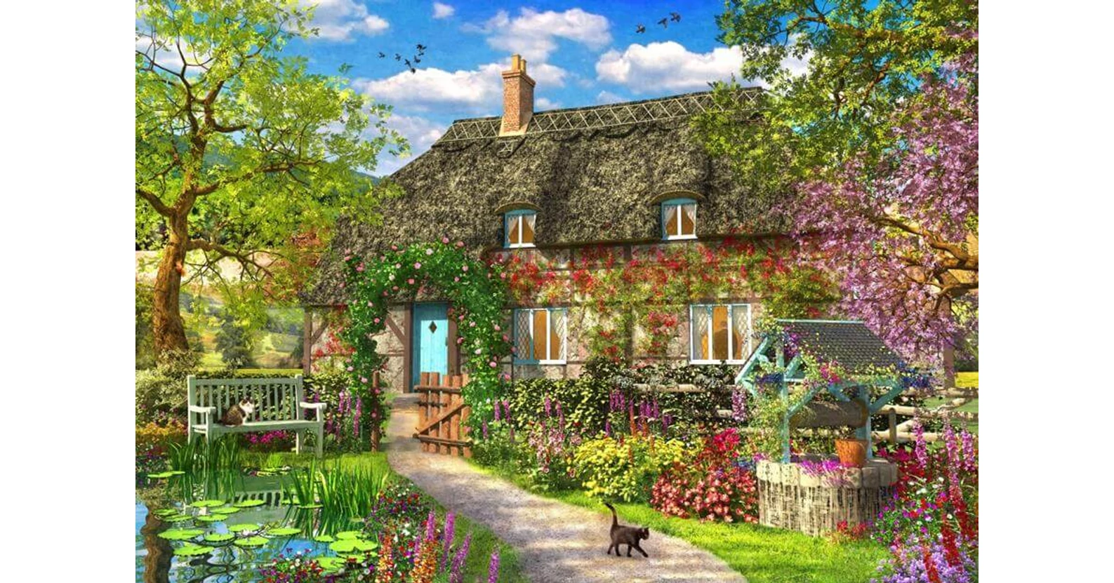 Bluebird 90706 - The Old Cottage - 1000 db-os puzzle