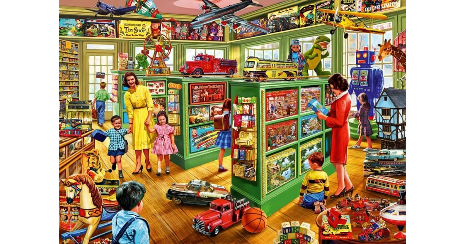 Bluebird 90669 - Toy Shop Interiors - 2000 db-os puzzle