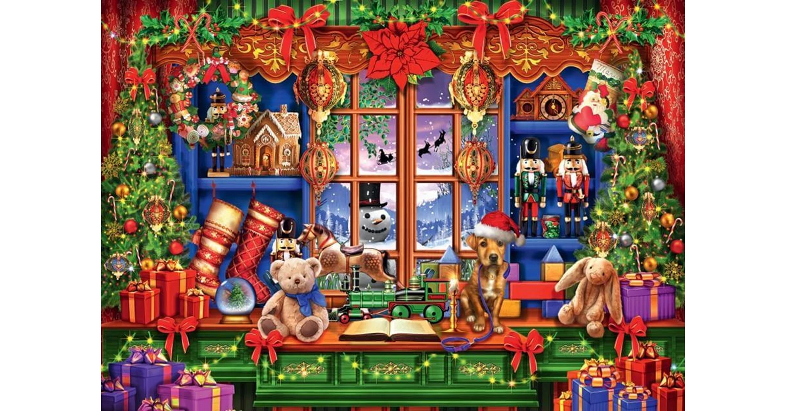 Bluebird 90810 - Ye Old Christmas Shoppe - 2000 db-os puzzle