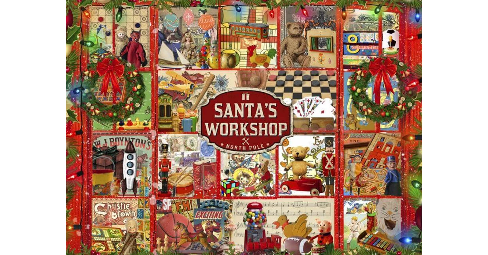 Bluebird 90811 - Santas Workshop - 500 db-os puzzle