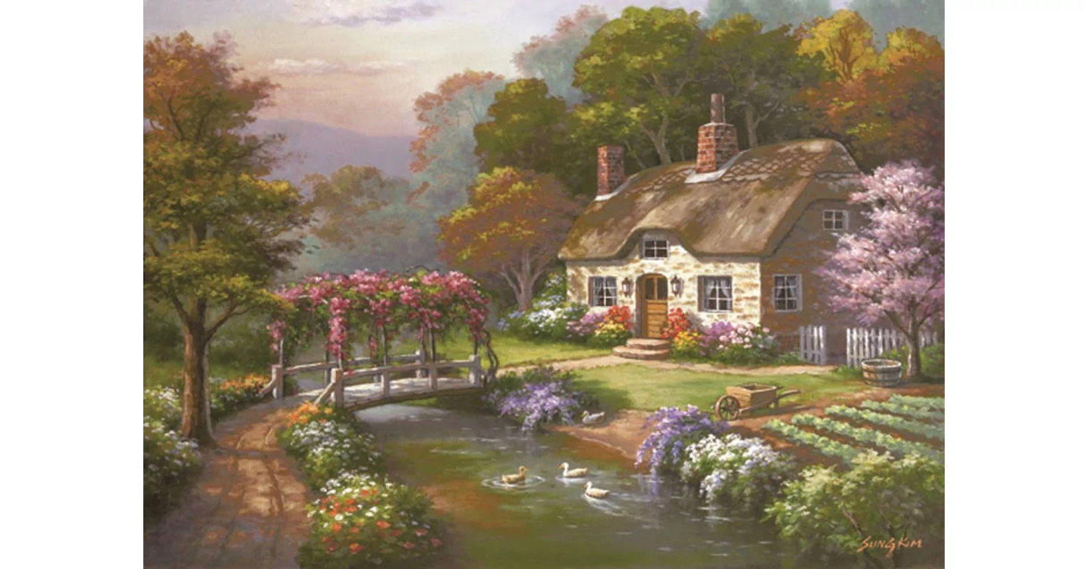 Anatolian 4917 - Rose Cottage - 3000 db-os puzzle