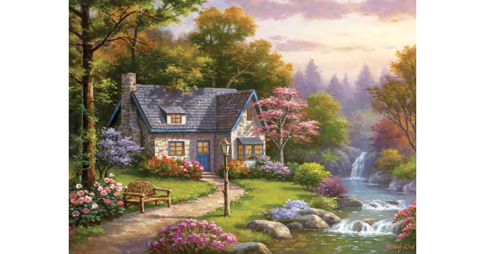 Anatolian 3940 - Stonybrook Falls Cottage - 2000 db-os puzzle