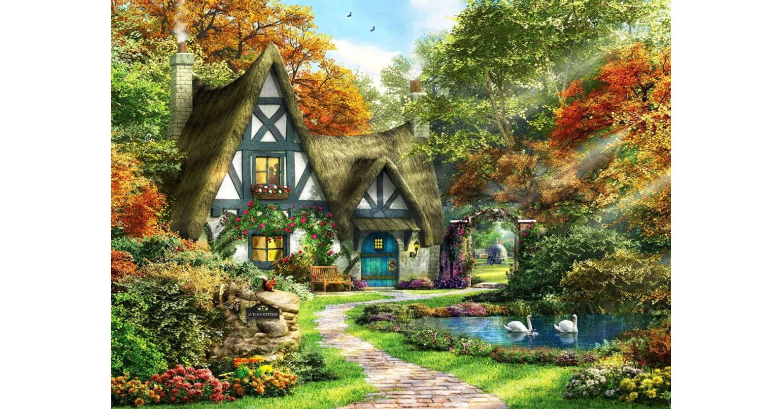 Anatolian 3936 - The Autumn Cottage - 2000 db-os puzzle