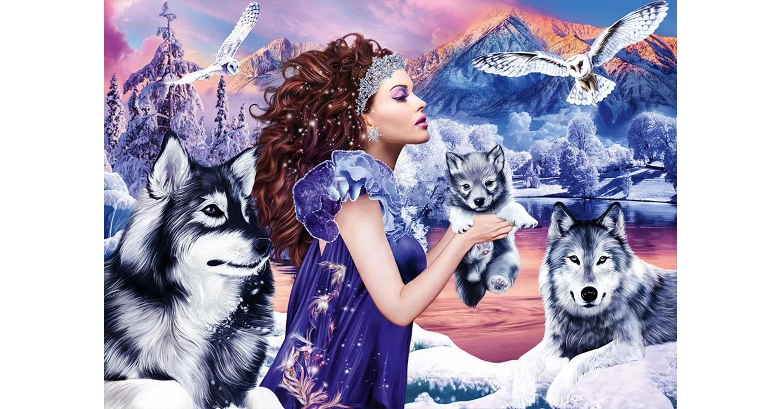 Bluebird 90061 - La Reine des Loups - 1000 db-os puzzle - Puzzle 1000 db