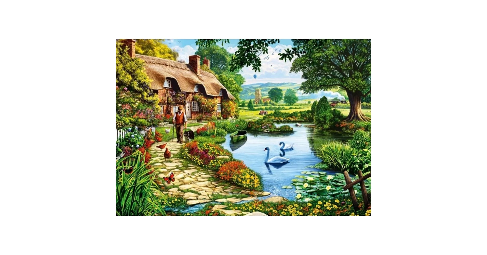 Bluebird 90551 - Cottage by the Lake - 1000 db-os puzzle
