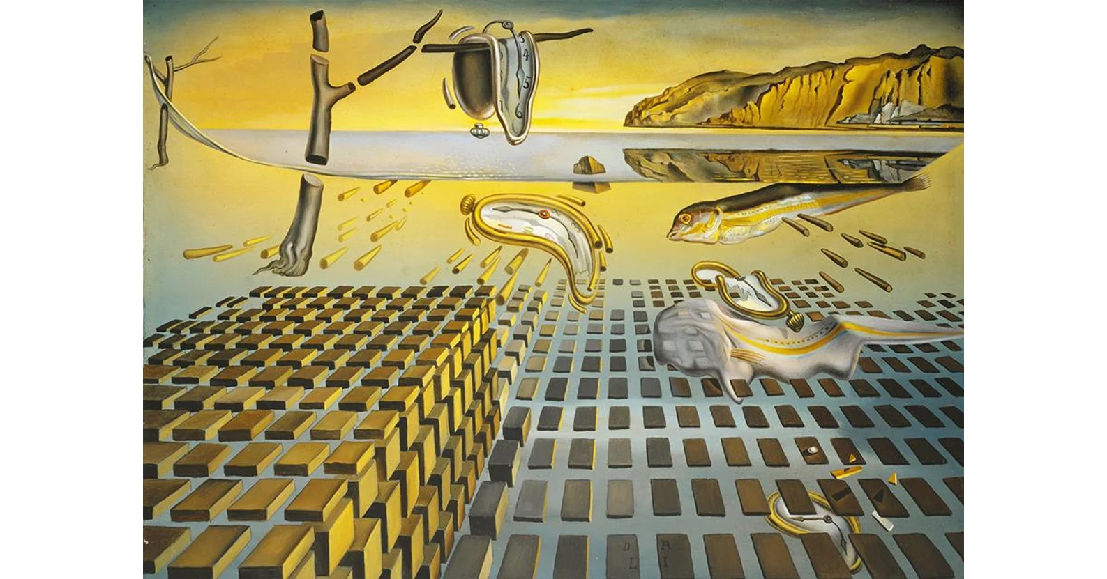 Bluebird 60111 - Salvador Dalí - The Corpuscular Persistence of Memory, 1952-1954 - 1000 db-os Art by puzzle