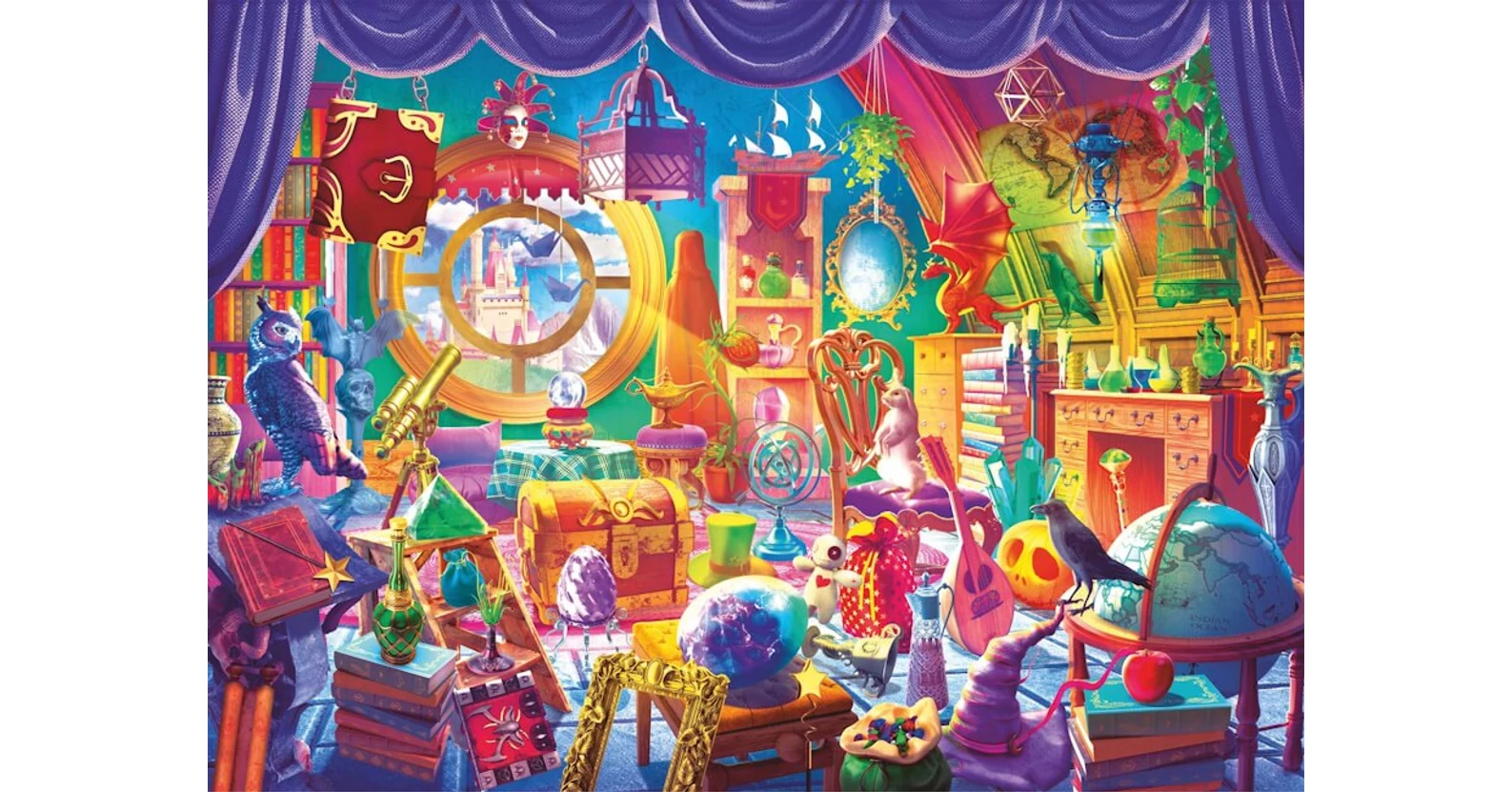Brain Tree 2102115 - Magic Room - 1000 db-os puzzle - Puzzle 1000 db