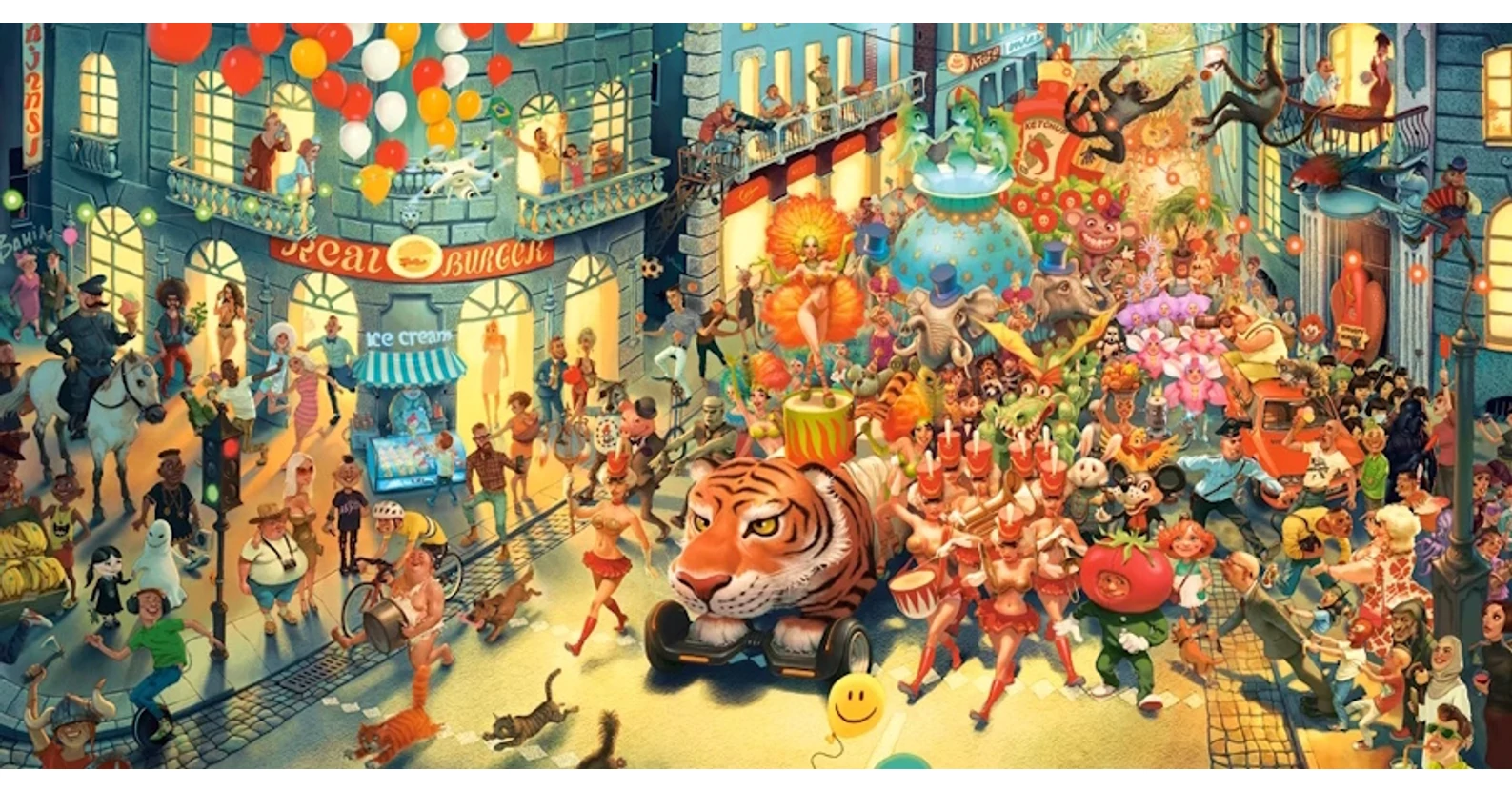 Castorland C-400379 - Riói karnevál - 4000 db-os Art Collection puzzle