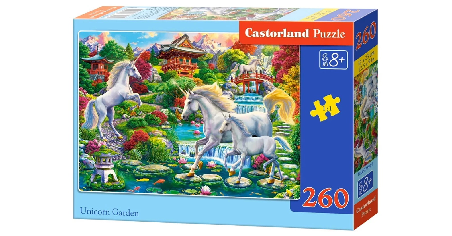 Castorland B-27590 - Unicorn Garden - 260 db-os puzzle